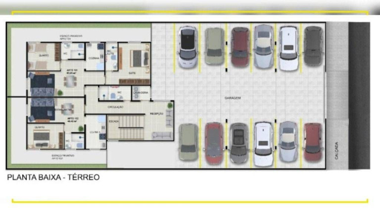 Imagem Apartamento com 2 Quartos à Venda, 64 m² em Conde