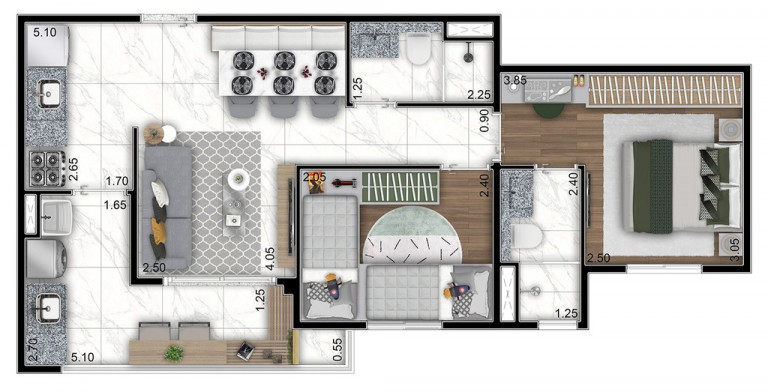 Imagem Apartamento com 2 Quartos à Venda, 57 m² em Aclimação - São Paulo Imagem Apartamento com 2 Quartos à Venda, 57 m² em Aclimação - São Paulo