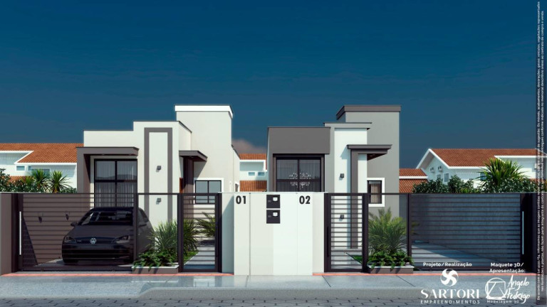 Imagem Casa com 2 Quartos à Venda, 62 m² em Universitário - Tijucas