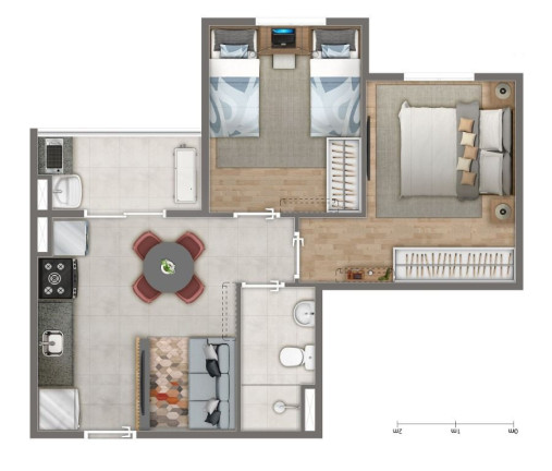 Imagem Apartamento com 2 Quartos à Venda, 44 m² em Vila Varela - Poá Imagem Apartamento com 2 Quartos à Venda, 44 m² em Vila Varela - Poá