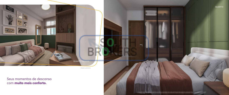 Imagem Apartamento com 2 Quartos à Venda, 36 m² em Pinheirinho - Curitiba