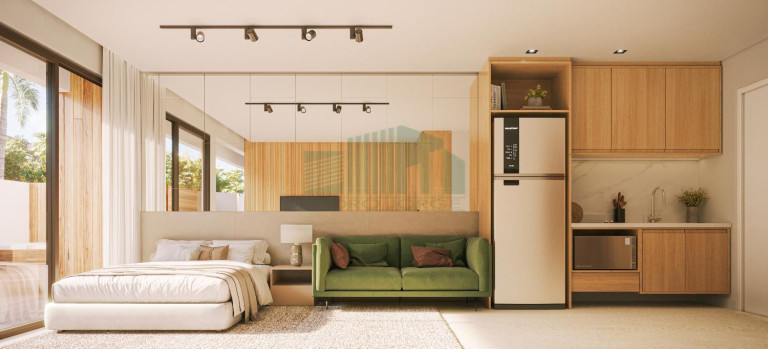 Imagem Apartamento com 1 Quarto à Venda, 21 m² em Porto De Galinhas - Ipojuca