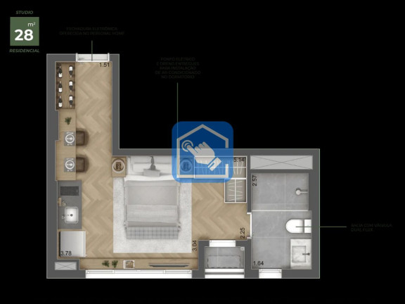 Imagem Apartamento com 1 Quarto à Venda, 26 m² em Butantã - São Paulo Imagem Apartamento com 1 Quarto à Venda, 26 m² em Butantã - São Paulo