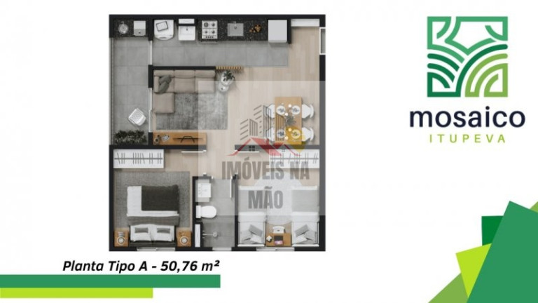 Imagem Apartamento com 2 Quartos à Venda, 50 m² em Bonfim - Itupeva