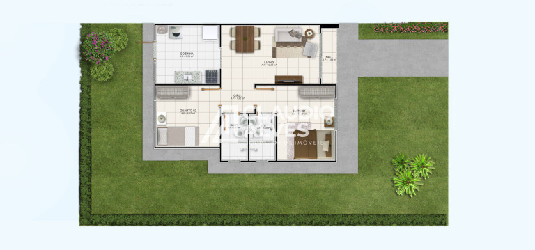 Imagem Casa de Condomínio com 2 Quartos à Venda, 50 m² em Sim - Feira De Santana Imagem Casa de Condomínio com 2 Quartos à Venda, 50 m² em Sim - Feira De Santana