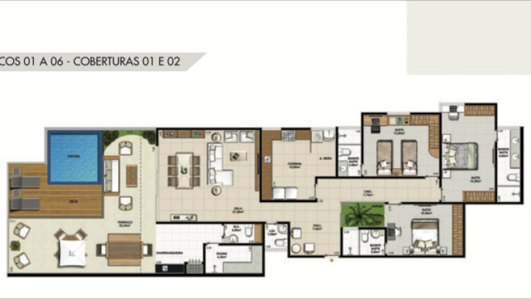 Imagem Cobertura com 3 Quartos à Venda, 172 m² em Praia Dos Anjos - Arraial Do Cabo