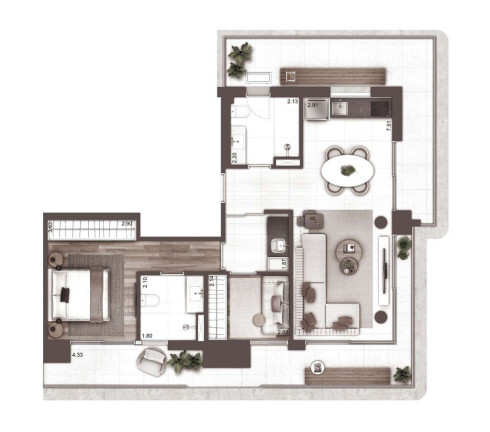Imagem Studio com 1 Quarto à Venda, 32 m² em Higienópolis - São Paulo Imagem Studio com 1 Quarto à Venda, 32 m² em Higienópolis - São Paulo