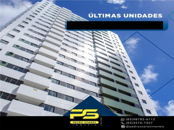 Apartamento com 2 Quartos à Venda, 69 m² em Expedicionários - João Pessoa