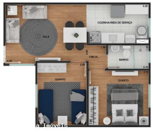 Imagem Apartamento com 2 Quartos à Venda, 43 m² em Nacional - Contagem Imagem Apartamento com 2 Quartos à Venda, 43 m² em Nacional - Contagem
