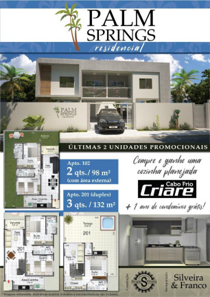 Imagem Apartamento à Venda, 100 m² em Palmeiras - Cabo Frio