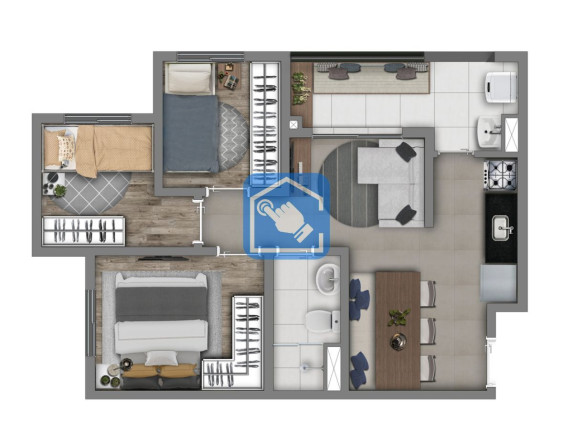 Imagem Apartamento com 2 Quartos à Venda, 40 m² em Vila Carmosina - São Paulo Imagem Apartamento com 2 Quartos à Venda, 40 m² em Vila Carmosina - São Paulo