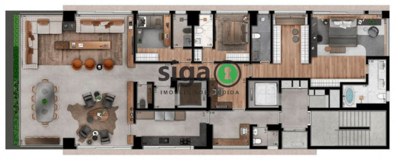 Imagem Apartamento com 4 Quartos à Venda, 252 m² em Jardins - São Paulo
