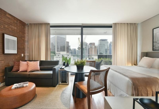 Imagem Apartamento com 1 Quarto para Alugar, 42 m² em Vila Olímpia - São Paulo Imagem Apartamento com 1 Quarto para Alugar, 42 m² em Vila Olímpia - São Paulo