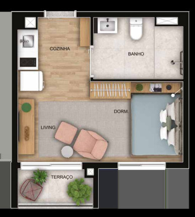 Imagem Imóvel com 1 Quarto à Venda, 27 m² em Vila Olímpia - São Paulo Imagem Imóvel com 1 Quarto à Venda, 27 m² em Vila Olímpia - São Paulo