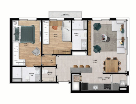 Imagem Apartamento com 1 Quarto à Venda, 42 m² em Floresta - Porto Alegre Imagem Apartamento com 1 Quarto à Venda, 42 m² em Floresta - Porto Alegre