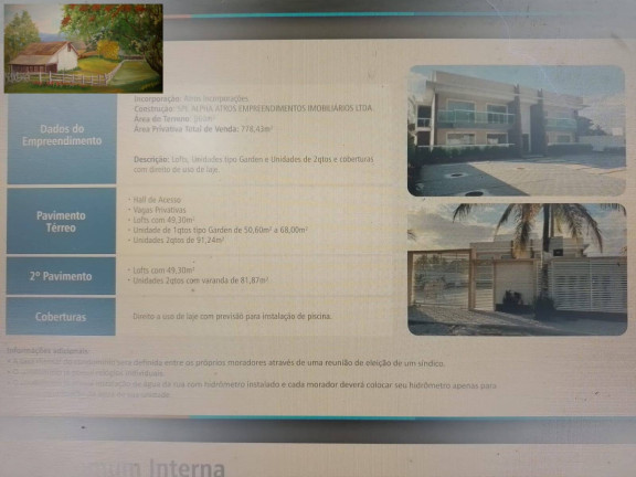 Loft com 2 Quartos à Venda, 70 m² em Itaúna - Saquarema