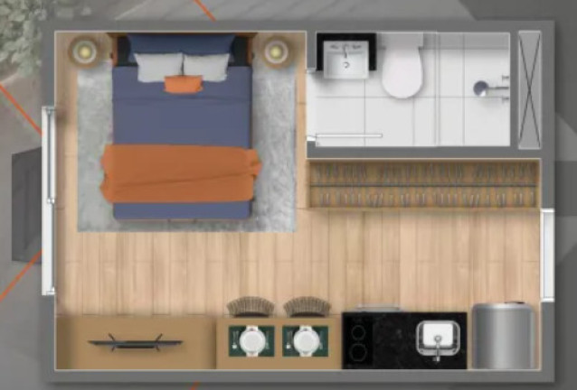 Foto do imóvel Studio com 1 Quarto à Venda, 16 m² em Vila Romana - São Paulo