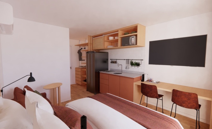Imagem Imóvel com 1 Quarto à Venda, 24 m² em Brooklin Paulista - São Paulo Imagem Imóvel com 1 Quarto à Venda, 24 m² em Brooklin Paulista - São Paulo