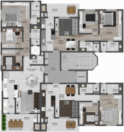 Imagem Apartamento com 3 Quartos à Venda, 103 m² em Panazzolo - Caxias Do Sul Imagem Apartamento com 3 Quartos à Venda, 103 m² em Panazzolo - Caxias Do Sul