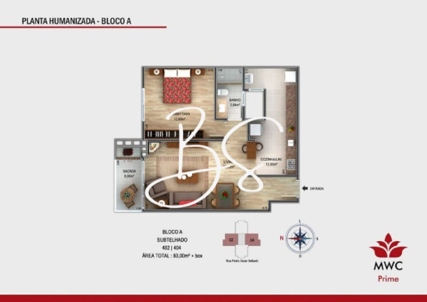 Imagem Apartamento com 2 Quartos à Venda, 65 m² em Centro - Canela