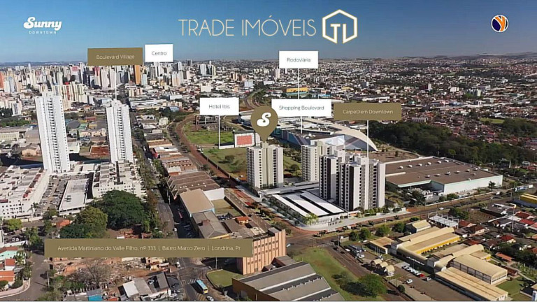 Apartamento com 3 Quartos à Venda, 64 m² em Centro - Londrina