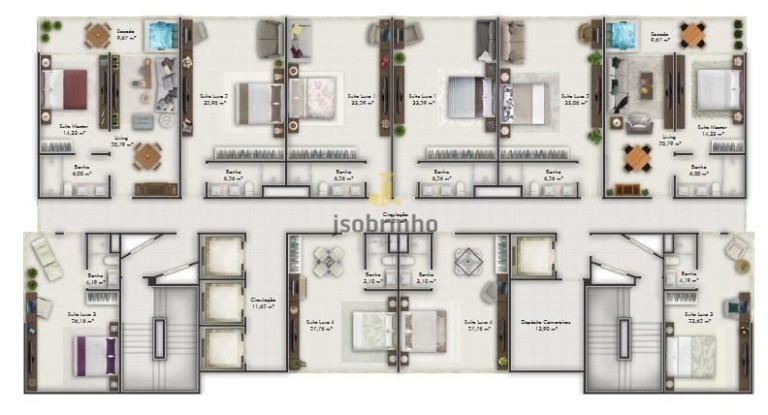 Apartamento com 1 Quarto à Venda, 27 m² em Ilhota - Itapema