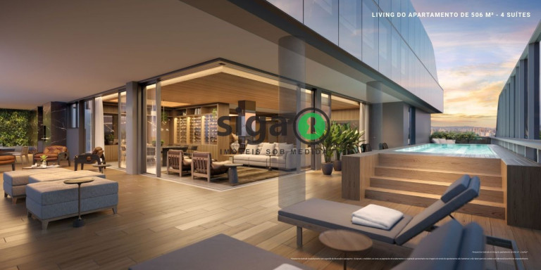 Apartamento com 4 Quartos à Venda, 240 m² em Panamby - São Paulo
