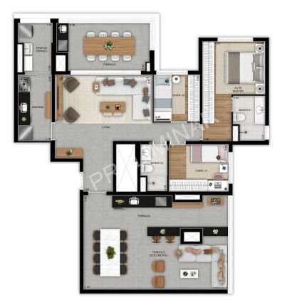 Imagem Apartamento com 2 Quartos à Venda, 102 m² em Jardim Prudência - São Paulo