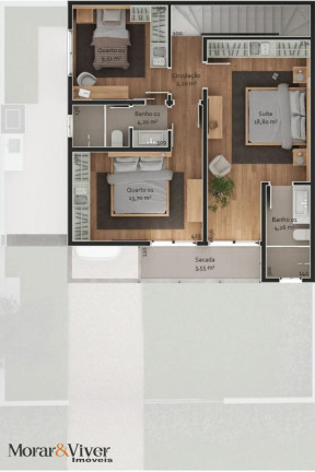 Imagem Casa com 3 Quartos à Venda, 138 m² em São Braz - Curitiba