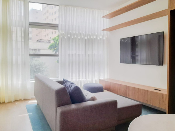 Imagem Apartamento com 1 Quarto para Alugar, 43 m² em Consolação - São Paulo