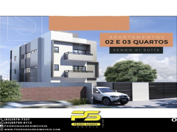 Apartamento com 2 Quartos à Venda, 61 m² em Bancários - João Pessoa