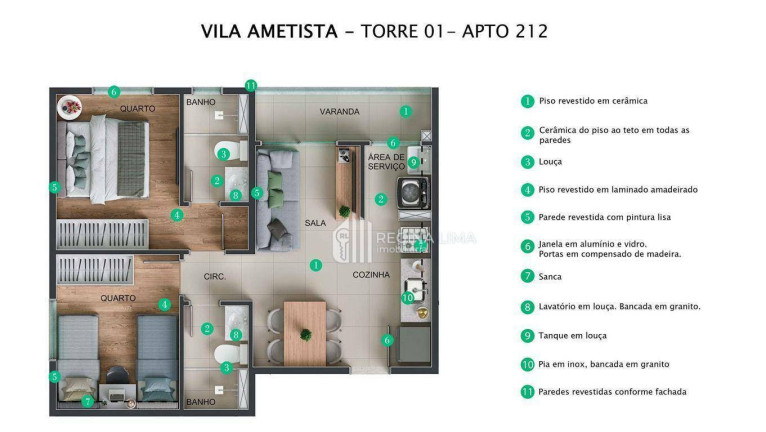 Imagem Apartamento com 2 Quartos à Venda, 43 m² em Gurupi - Teresina