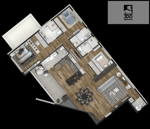 Imagem Apartamento com 3 Quartos à Venda, 152 m² em Juvevê - Curitiba Imagem Apartamento com 3 Quartos à Venda, 152 m² em Juvevê - Curitiba