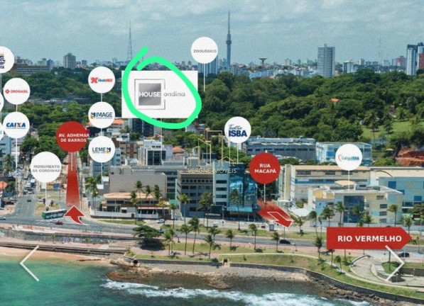 Imagem Imóvel com 1 Quarto à Venda, 25 m² em Ondina - Salvador Imagem Imóvel com 1 Quarto à Venda, 25 m² em Ondina - Salvador