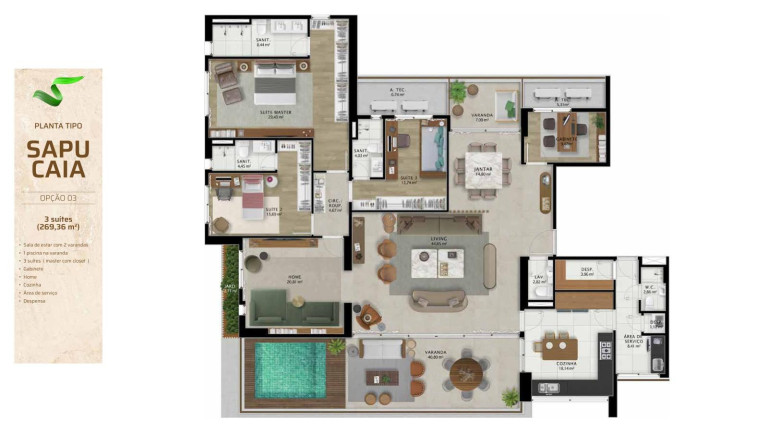 Imagem Apartamento com 4 Quartos à Venda, 225 m² em Horto Florestal - Salvador Imagem Apartamento com 4 Quartos à Venda, 225 m² em Horto Florestal - Salvador