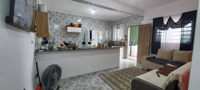 Imagem Casa com 1 Quarto à Venda, 60 m² em Jussara - Mongaguá