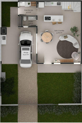 Imagem Casa com 3 Quartos à Venda, 137 m² em São Braz - Curitiba Imagem Casa com 3 Quartos à Venda, 137 m² em São Braz - Curitiba