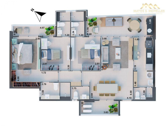 Imagem Apartamento com 3 Quartos à Venda, 112 m² em Aldeota - Fortaleza Imagem Apartamento com 3 Quartos à Venda, 112 m² em Aldeota - Fortaleza