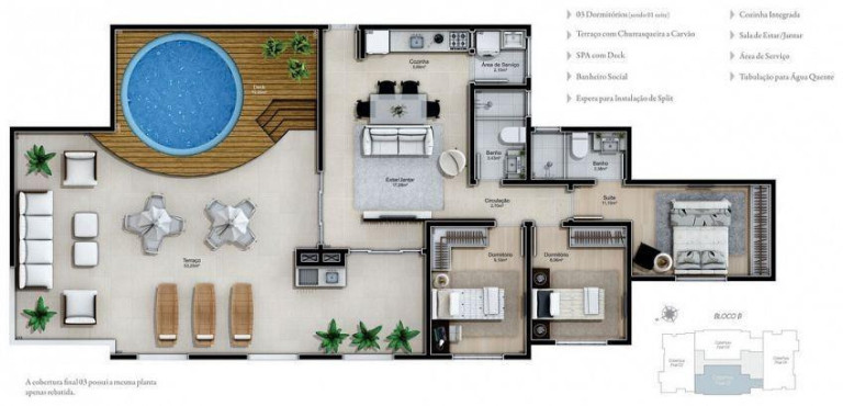 Cobertura com 3 Quartos à Venda, 156 m² em Agronômica - Florianópolis