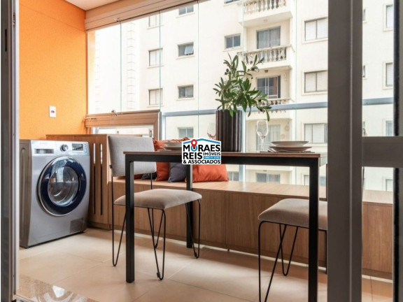 Imagem Apartamento com 1 Quarto para Alugar, 48 m² em Campo Belo - São Paulo Imagem Apartamento com 1 Quarto para Alugar, 48 m² em Campo Belo - São Paulo