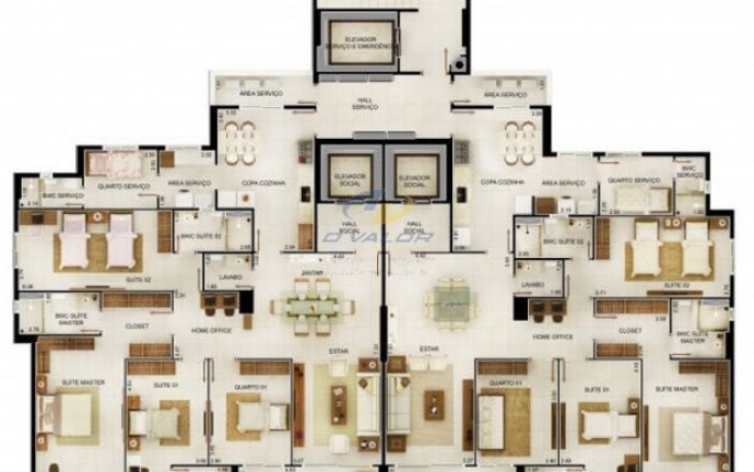 Imagem Apartamento com 3 Quartos à Venda, 165 m² em Altiplano Cabo Branco - João Pessoa