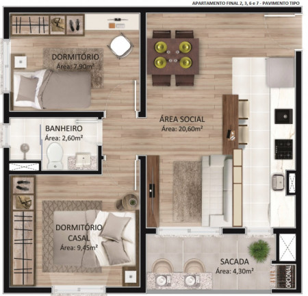 Imagem Apartamento com 2 Quartos à Venda, 47 m² em Olaria - Canoas