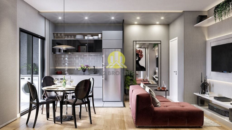 Imagem Studio com 1 Quarto à Venda, 27 m² em Cidade Industrial - Curitiba