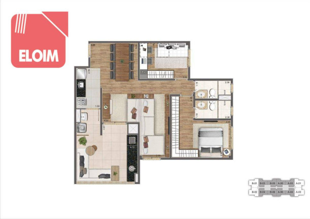 Imagem Apartamento com 3 Quartos à Venda, 83 m² em Barra Funda - São Paulo