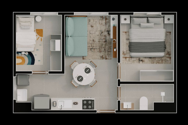 Apartamento com 2 Quartos à Venda, 32 m² em Vila Cruzeiro - São Paulo
