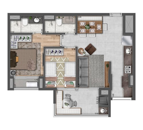 Imagem Apartamento com 2 Quartos à Venda, 62 m² em Vila Prudente - São Paulo Imagem Apartamento com 2 Quartos à Venda, 62 m² em Vila Prudente - São Paulo