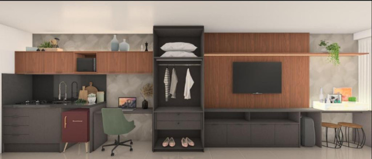 Imagem Apartamento com 1 Quarto à Venda, 25 m² em Bessa - João Pessoa