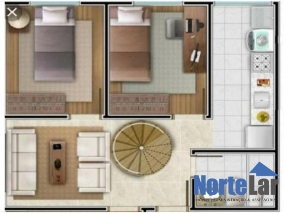 Imagem Cobertura com 2 Quartos à Venda, 80 m² em Vila Menck - Osasco