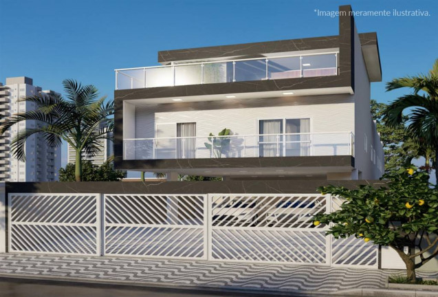 Casa de Condomínio com 3 Quartos à Venda, 78 m² em Guilhermina - Praia Grande