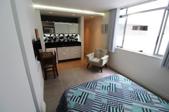 Imagem Apartamento com 1 Quarto para Temporada, 25 m² em Copacabana - Rio De Janeiro Imagem Apartamento com 1 Quarto para Temporada, 25 m² em Copacabana - Rio De Janeiro